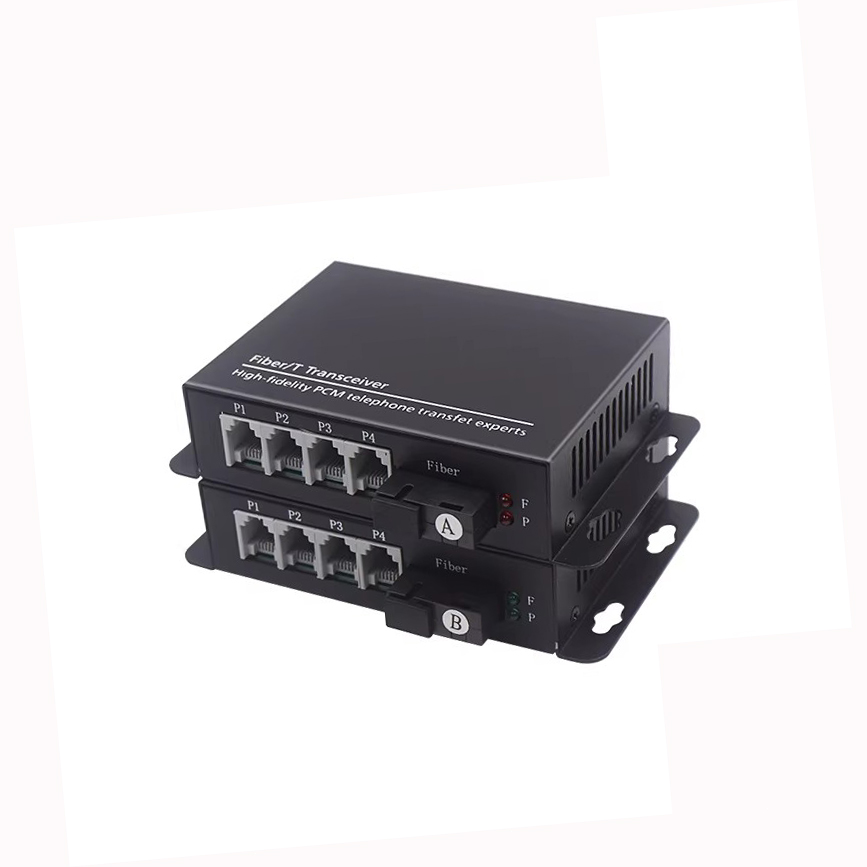 光速光电GSGD-T/R4P电话光端机四路纯电话数字电话光端机